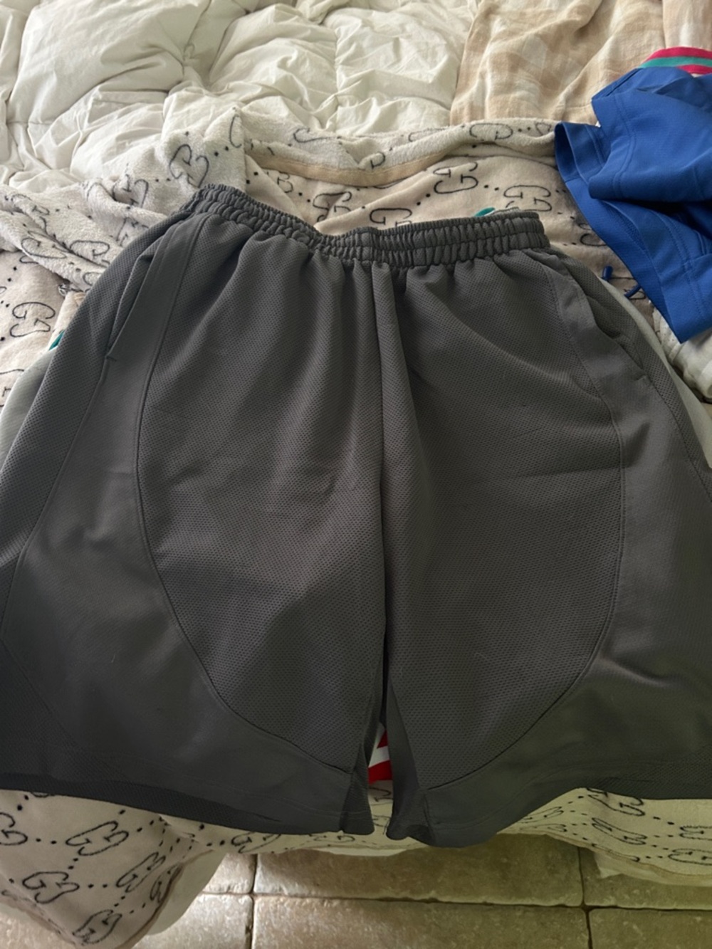 Jordan Men's Athletic Mesh Shorts in Gray
